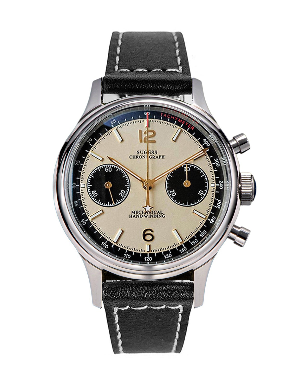 Sugess Chrono Heritage SUPAN002GN / SUPAN002GN V3 Seagull SEA-GULL ST1901  movement 1963 Mens Watch