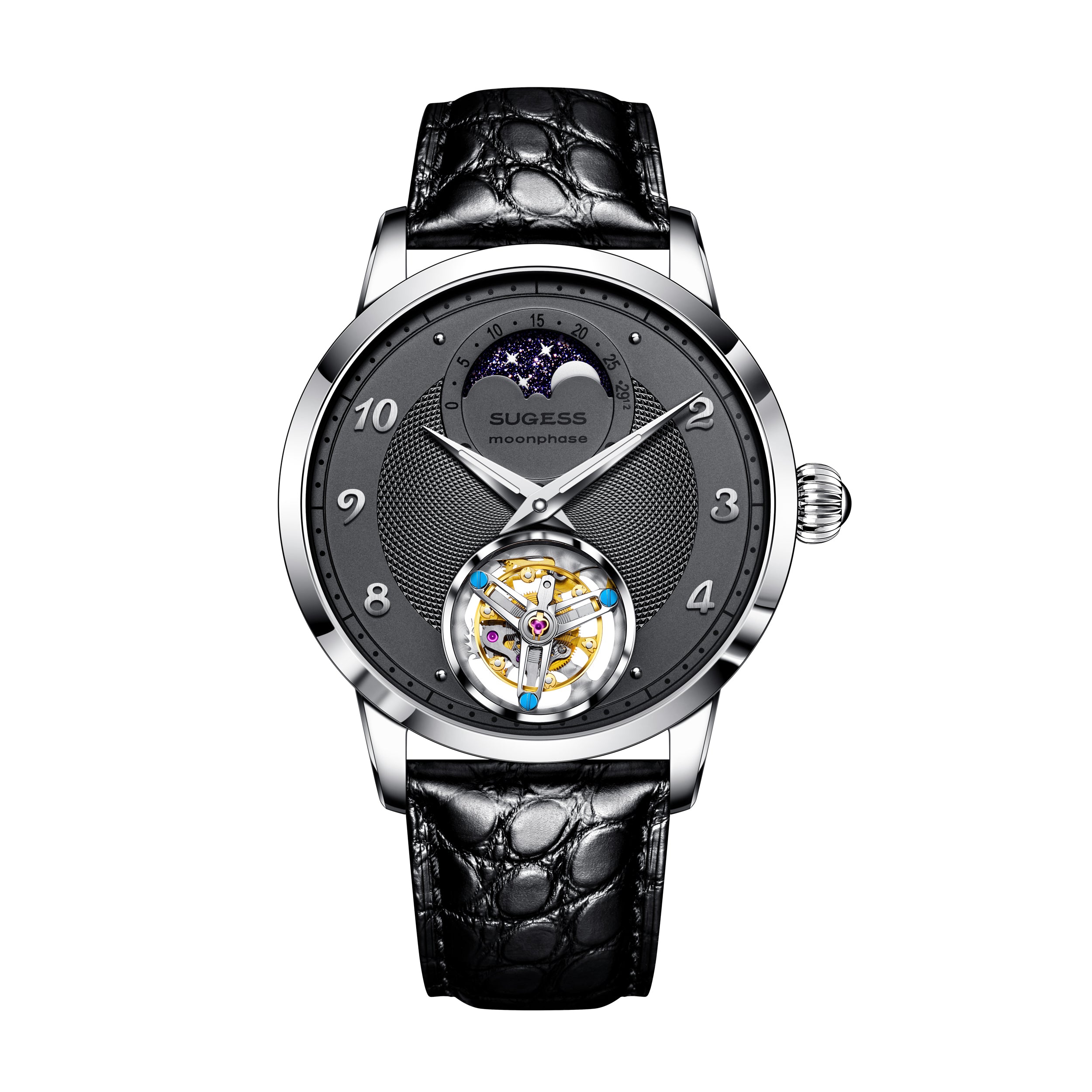 Sugess Tourbillon Master S429.02 机械男士手表SEA​​GULL 1963 